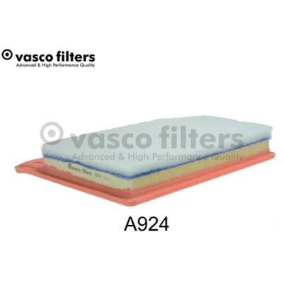 Bilde av DAVID VASCO A924 Luftfilter 56 232 352 firkantet Filterinnsats med forfilter, integrert gitter OPEL: Insignia B Sports Tourer