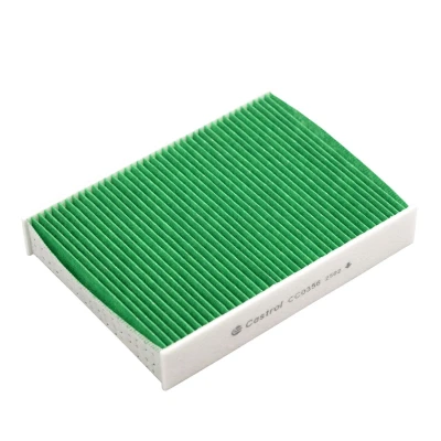 Bilde av Castrol filters CC0356 Kupéfilter Partikkelfilter, med antibakteriell effekt 195mm 145mm 30mm CITROËN: C1 II, PEUGEOT: 108 Hatchback, TOYOTA: Aygo