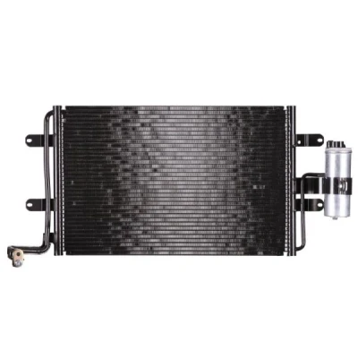 Bilde av THERMOTEC KTT110003 Kondensator med tørker 590 X 361 16 mm Aluminium AUDI: A3 Sportback, SEAT: Leon I Hatchback, VOLKSWAGEN: Golf 4