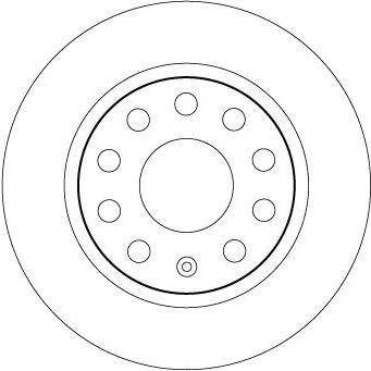 Bilde av TRW DF6553 Bremseskiver 253 10 9 112 fullt ut spraylakkert SKODA: Octavia 3 Combi
