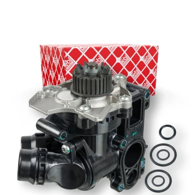 Bilde av FEBI BILSTEIN 174765 Vannpumpe med tetningsring Metall VOLKSWAGEN: Golf 5, Passat B6 Variant, Tiguan I, AUDI: A4 B8 Avant, Sedan, A6 C7 Avant