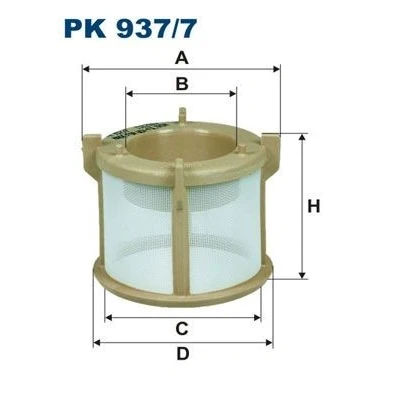 Bilde av FILTRON PK 937/7 Drivstoffilter Filterinnsats