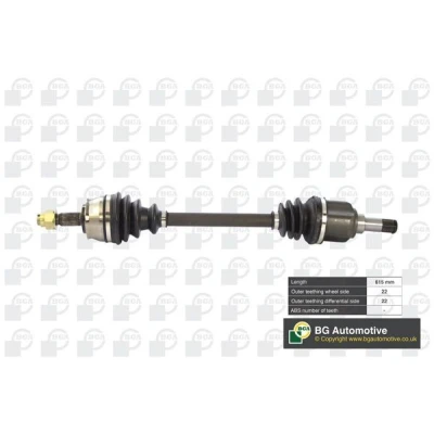 Bilde av Drivaksel, Framaksel venstre, fiat punto, punto skåp/halvkombi, 4630745, 46307466, 46307565