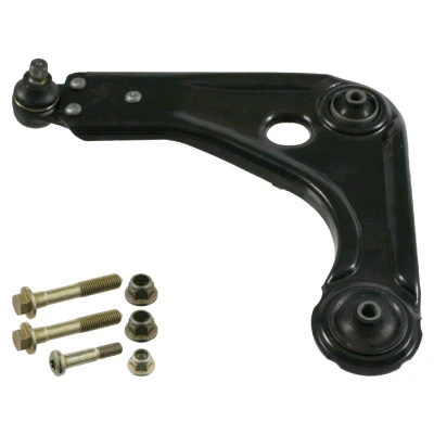 Bilde av febi BILSTEIN 33099 Bærebru Plus med tilleggsmateriale lager, støtte / styreledd framaksel venstre, nede Casterstag stålplate
