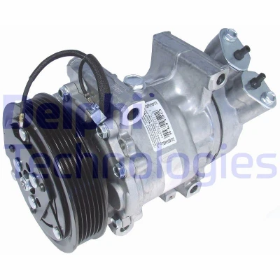 Bilde av DELPHI TSP0159172 Kompressor Sanden SD6V12 PAG 46 med kompressorlje