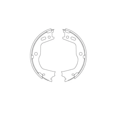 Bilde av TRW GS8803 Handbromsbackar HYUNDAI: Grand Santa Fé