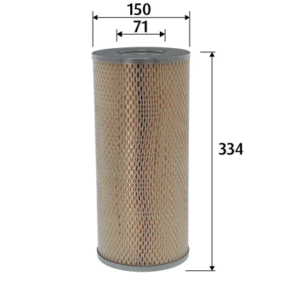 Bilde av VALEO 585816 Luftfilter 334mm 150mm Filterinnsats MERCEDES BENZ: ATEGO, LK/LN2