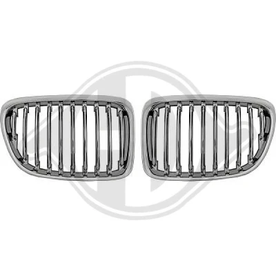 Bilde av DIEDERICHS HD Tuning 1265240 Radiatorgitter krom/sort, krom BMW: X1