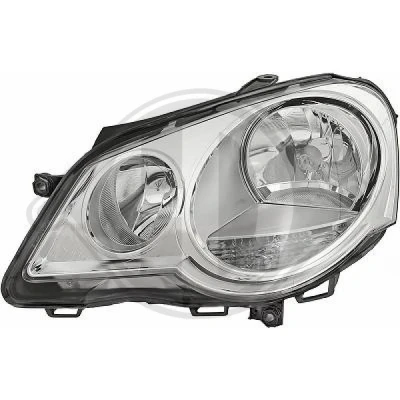 Bilde av DIEDERICHS Frontlykter venstre H7, H7/H1, H1 for høyrekjøring 2205185 VOLKSWAGEN: Polo IV Hatchback