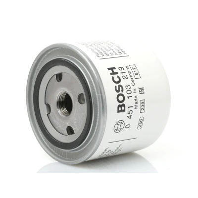 Bilde av BOSCH 0 451 103 219 Oljefilter 3/4&quot; 16 UNF med to retursperreventil Påskruingsfilter VOLVO: 740 Sedan, 240 S70, CHRYSLER: VOYAGER 4, 300C Sedan