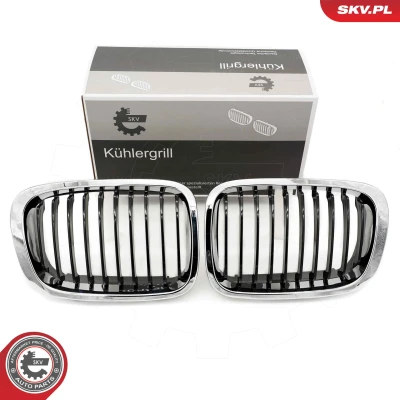 Bilde av ESEN SKV 66SKV064 Radiatorgitter krom/sort BMW: 3 Sedan, Touring