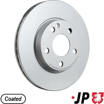Bilde av JP GROUP 1363107000 Bremseskiver framaksel 276 22 5 ventilert belagt MERCEDES BENZ: B Klasse, A Klasse