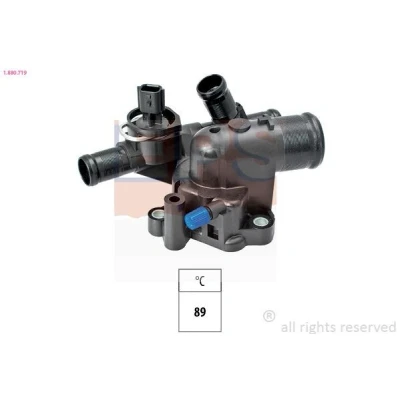 Bilde av EPS 1.880.719 Termostat 89 Made in Italy OE Equivalent med tetning RENAULT: MEGANE 2 Kombi, Coupe Cabriolet, NISSAN: Qashqai / Qashqai+2 I