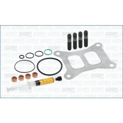 Bilde av AJUSA JTC12300 Monteringssett, lader with studs, syringe oil med tetning montageanvisning AUDI: A3 Sportback