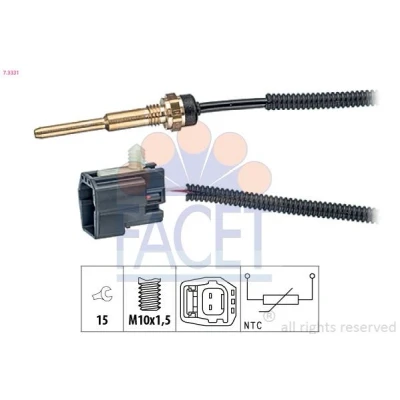 Bilde av Sensor, motortemperatur FACET 7.3331