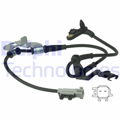 Bilde av DELPHI SS20398 ABS sensor aktiv 805 CHRYSLER: VOYAGER 4