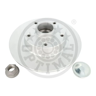 Bilde av OPTIMAL 702976BS0 Bremseskiver 260 8 5/5 fullt ut belagt med integrert hjullager, ABS sensor RENAULT: MEGANE 3 Grandtour, SCENIC