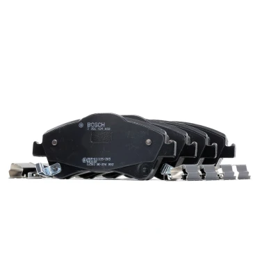 Bilde av BOSCH 0 986 494 932 Bremseklosser Low Metallic med akustisk slitasjevarsel antihyle blikk fjær TOYOTA: Verso