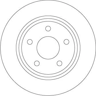 Bilde av TRW DF6556 Bremseskiver 271 11 5 108 fullt ut spraylakkert FORD: Focus Mk4 Hatchback