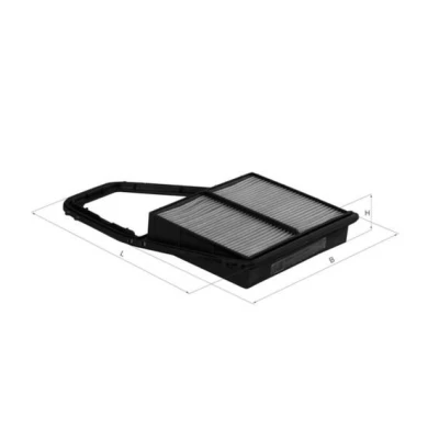 Bilde av MAHLE ORIGINAL LX 1689 Luftfilter 45,0 202 312,0, 312,0 Filterinnsats HONDA: CIVIC 8