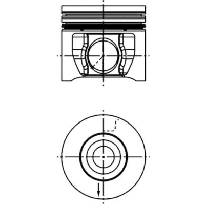 Bilde av KOLBENSCHMIDT 40830600 Motorstempel 89,91 FORD: Transit Mk6 Flatvogn lastebil/Chassis