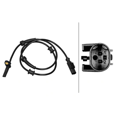 Bilde av HELLA 6PU 358 217 251 ABS Sensor Hall prinsipp 2 950 FIAT: Ducato III Minibuss, Van, PEUGEOT: Boxer Minibuss
