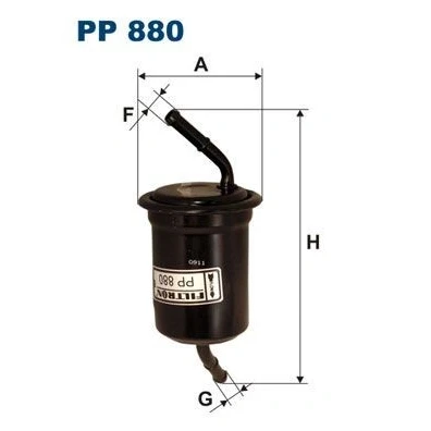 Bilde av Drivstoffilter, kia,mazda, 0 K201 20 490, B 6BF 13480, 20490 A, 20490, P01 B3H72 0490, BP01 13 480, BPY1