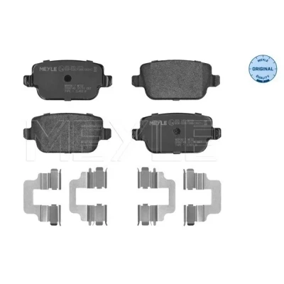 Bilde av MEYLE 025 245 3715 Bremseklosser ORIGINAL Quality bakaksel ikke klargjort for slitasjeindikator med antihyle blikk tilbehør FORD: MONDEO 4 Turnier