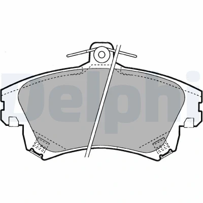 Bilde av Bremseklosser sett, mitsubishi carisma, carisma sedan, colt vi, smart forfour, volvo s40 i, v40 kombi, 30623253, 30623259, 3062325 9, 30