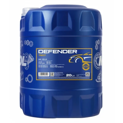 Bilde av Mannol Defender 10W 40 20l Motorolje MN7507 20 MERCEDES BENZ: E Klasse T modell, Sedan, C VOLKSWAGEN: Polo IV Hatchback