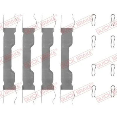 Bilde av QUICK BRAKE 109 0909 Tibehørsett, skivebremse belegg FIAT: 124 Sport Spider, 128 Sedan, 127 Hatchback