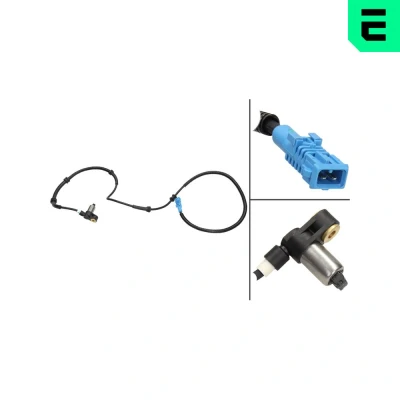 Bilde av Sensor, hjulturtall, framaksel, Høyre eller venstre, citroën xm, xm break, 4545.52