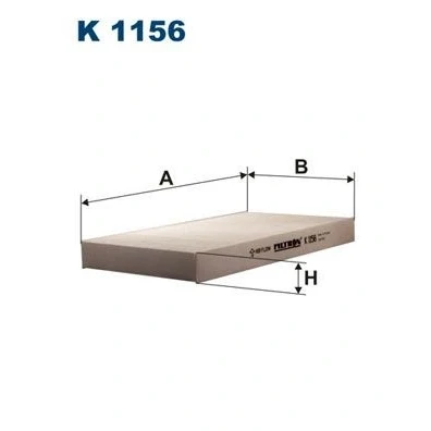 Bilde av FILTRON K 1156 Kupéfilter Partikkelfilter 290 160 30 IVECO: DAILY 3 Kasten/Kombi