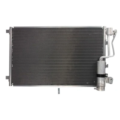 Bilde av THERMOTEC KTT110439 Kondensator uten tørker 15,5 10,1 Aluminium 595 R 134a NISSAN: Qashqai / Qashqai+2 I