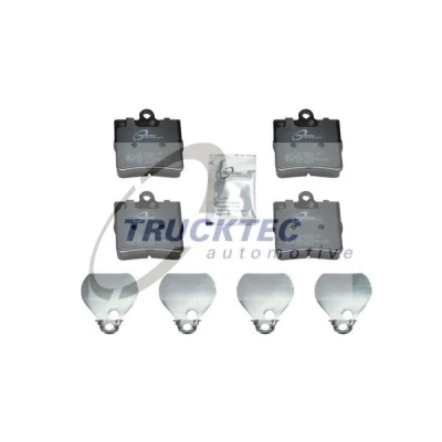 Bilde av TRUCKTEC AUTOMOTIVE 02.35.107 Bremseklosser bakaksel MERCEDES BENZ: C Klasse Sedan, E SLK