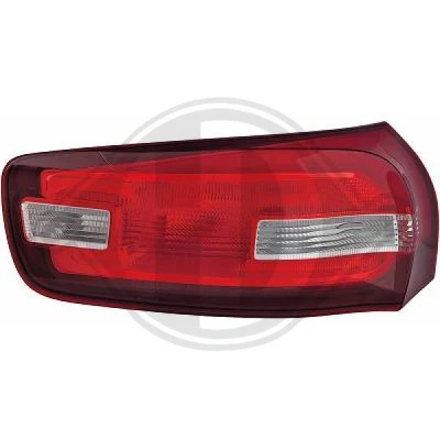 Bilde av DIEDERICHS 4073691 Baklykter venstre ytre del P21/5W, PY21W, W16W