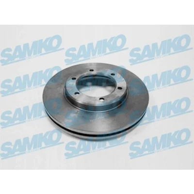 Bilde av 2x SAMKO Bremseskive VOLKSWAGEN: Polo VI, T Cross, AUDI: A1 Sportback, SKODA: Kamiq 276mm 24mm innvendig ventilert V2025VR 2Q0615301H,2QB615301E