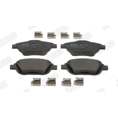 Bilde av Jurid 573264JC Bremseklosser White Low Dust keramikk ikke klargjort for slitasjeindikator CITROËN: DS3 Hatchback, C4 II Cactus, C3 Picasso