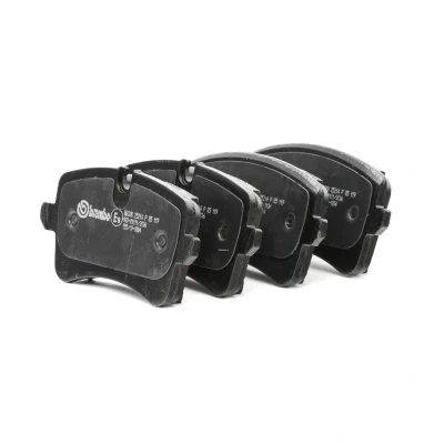 Bilde av BREMBO P 85 119 Bremseklosser inkl. slitasjevarselkontakt med bremsecaliperskruer tilbehør AUDI: A6 C7 Avant, Allroad, A5 B8 Coupé