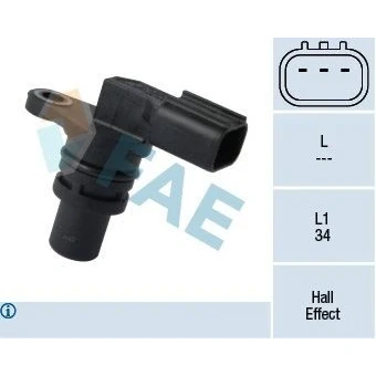 Bilde av FAE 79373 Sensorer Hall prinsipp FORD: MONDEO 4 Turnier, Galaxy Mk2 MPV, S Max Mk1, MAZDA: MX 5 3