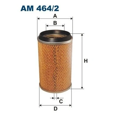 Bilde av FILTRON AM 464/2 Luftfilter 220 132 Filterinnsats