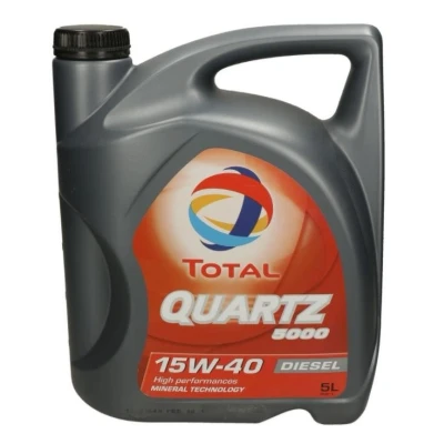 Bilde av Total Quartz 5000 Diesel 15W 40 5l Motorolje 2148644 VOLKSWAGEN: Polo IV Hatchback, Transporter 5, Touran I, MERCEDES BENZ: E Klasse T modell