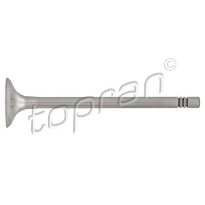 Bilde av TOPRAN 108 021 Eksosventil 26,0 sylinderhode, Eksosside VOLKSWAGEN: Caddy 3, GOLF 6, Touran I, AUDI: A3 Sportback, SKODA: Octavia 2 Combi