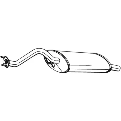 Bilde av sluttlyddemper, mg zs, rover 45 sedan i, GEX33759, WCG000140, WCG000141, WCG103440, WCG103441