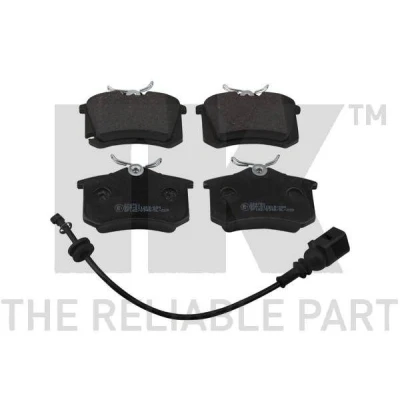 Bilde av NK 224781 Bremseklosser med integrert slitasjevarselkontakt uten tilbehør VOLKSWAGEN: Polo IV Hatchback, SEAT: Ibiza 3