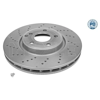 Bilde av MEYLE 083 521 0023/PD Bremseskiver framaksel 322 32 5 112 hullet, ventilert Sink lamell belagt høy karbon med skruer PD Quality
