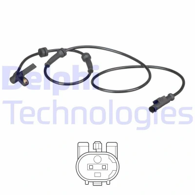 Bilde av DELPHI SS20578 ABS sensor aktiv 1050