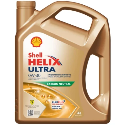 Bilde av Motorolje SHELL Helix Ultra 0W 40, 4L, Universal