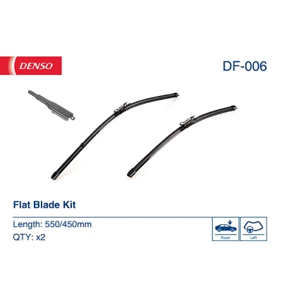 Bilde av Vindusvisker Denso Flat DF 006 Rammeløs BMW: 1 Hatchback, 2 Coupé, FIAT: Stilo Hatchback