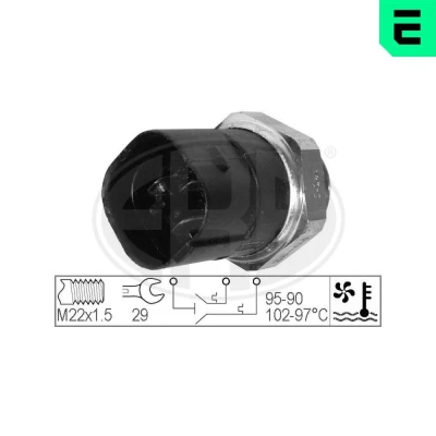Bilde av Temperaturbryter, radiator ventilator, audi,ford,seat,skoda,vw, 1H0 959 481 B, 7215818, 95VW 8B607 GA